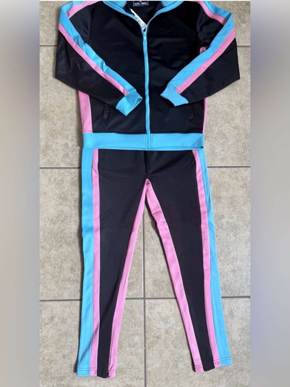 Rebel Minds Track Suit Size Small South Beach Colorway Black Pink FAST SHIPPING